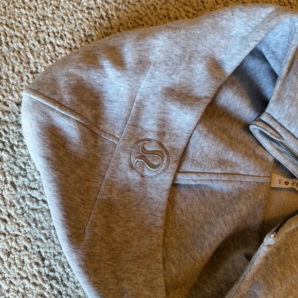 scuba oversized half zip hoodie - Picture 4 of 5